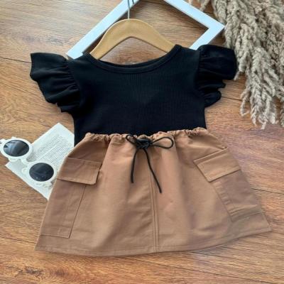 شومیز دامن عروسکی دخترانه کد :4853