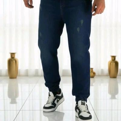 شلوارمردانه جین مام اسلش کمر کش دمپا گتدار