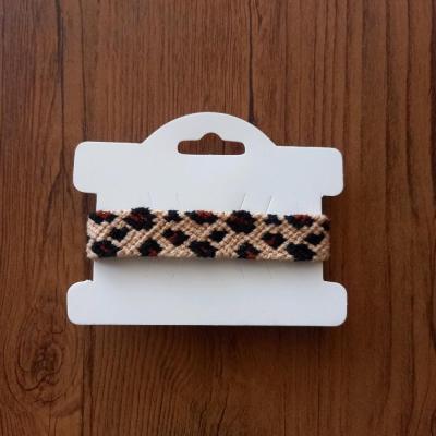 دستبند و پابند بافتنی طرح پلنگی