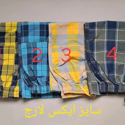 شلوارک مردانه چهارخونه