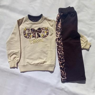 ست دخترانه ،بلوزشلوار پلنگی، سایز40،45،50