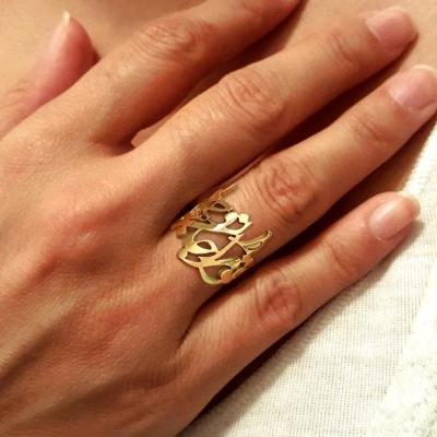 انگشتر زنانه تومرا جان و جهانی طراح و س برند هزاردستان مدل شماره یک