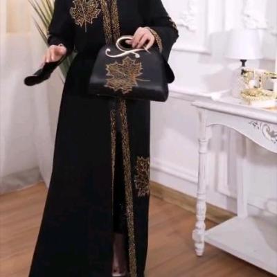 مانتو عبایی مجلسی 5تیکه سونیا