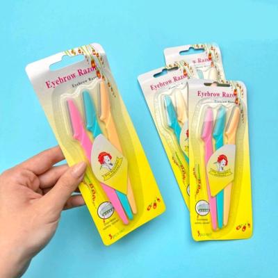 تیغ اصلاح ابرو و صورت زنانه بسته 3 عددی