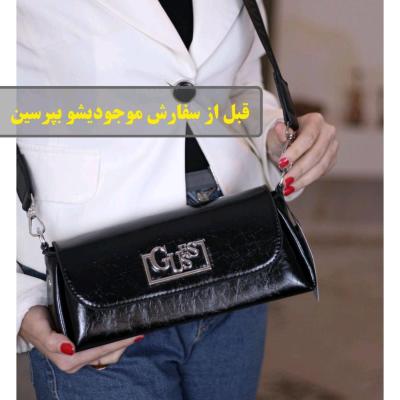 کیف مشکی مجلسی شیک بند پهن ارسال رایگان