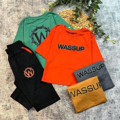 تیشرت و شلوارک بچگانه پسرانه wassup