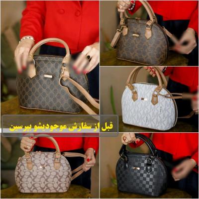کیف مجلسی دو زیپ طرح مارک های پرطرفدار ارسال رایگان