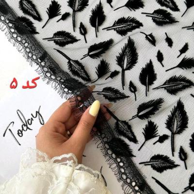 مینی اسکارف تور مخمل دور دانتل
