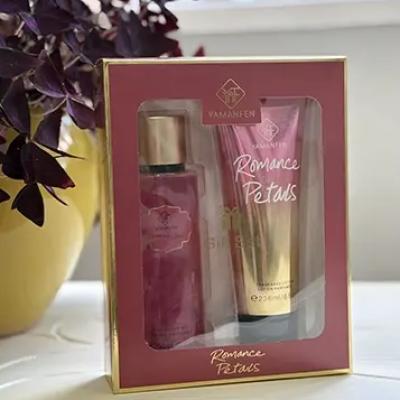 پک بادی اسپلش و لوسیون یامانفن مدل Romance Petals