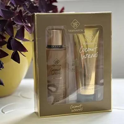 پک بادی اسپلش و لوسیون یامانفن مدل Coconut Intense