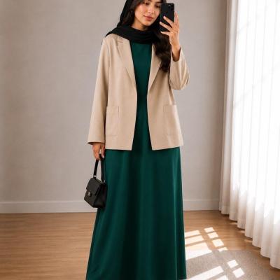 ست دوتیکه کت و سارافون مدل کارن