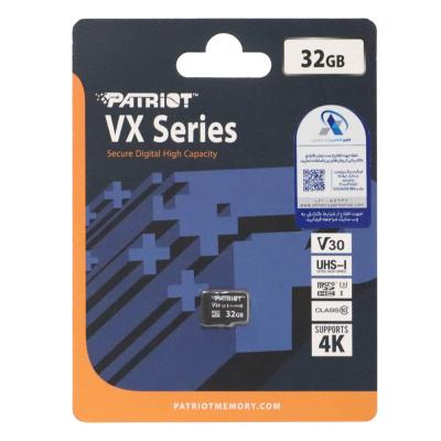 Patriot VX Series microSDXC UHS-I V30 U3 4K - 32GB
