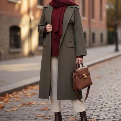 بارانی کتان زارا آستردار مدل سونا