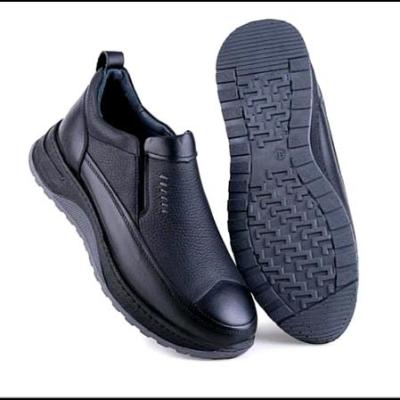 کفش شاسی بلند مردانه تمام چرم طبیعی