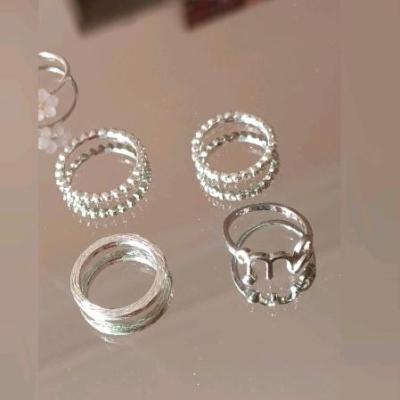 انگشتر روکش نقره زنانه مینیمال