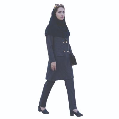 مانتو شلوار اداری دیپلمات تک خط کد 10205