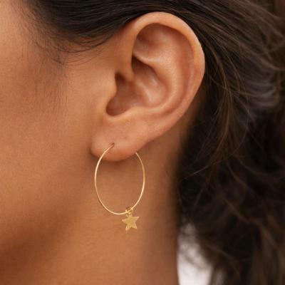 گوشواره اویز ستاره نقره 925s وارداتی
