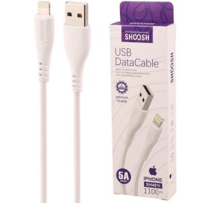 کابل شارژ لایتنینگ شوش مدل SH-401i به طول 110 سانتی متر