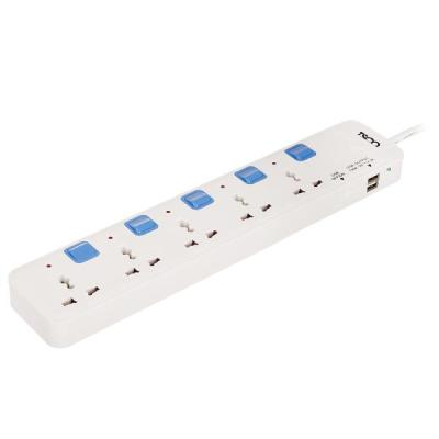 چندراهی برق تسکو مدل TPS 546U Power Strip (پک ناسالم)
