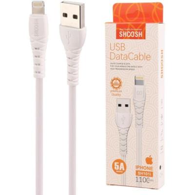 کابل شارژ لایتنینگ شوش مدل SH-101i به طول 110 سانتی متر
