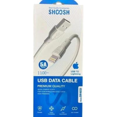 کابل شارژ لایتنینگ شوش SH-403i به طول 110 سانتی متر