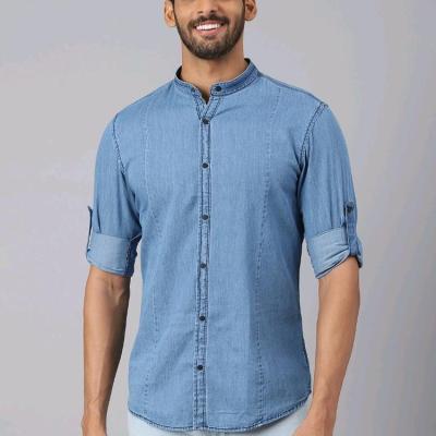 پیراهن جین دیپلمات یقه گرد