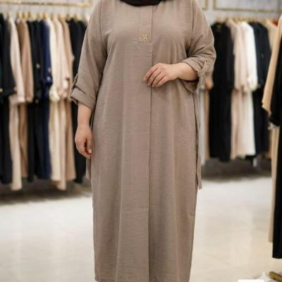 پیراهن کفتان زنانه شانتون فری سایز تا 60 مدل کد 65897