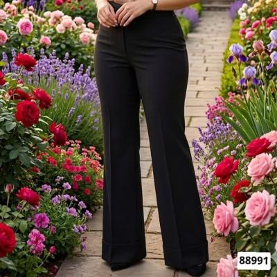 شلوار دمپا جلو خط دار سایز بزرگ تاسایز 60 کد 88991