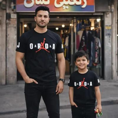 ست مردانه و پسرانه پدرپسری ـ تیشرت ست مزدانه و زنانه