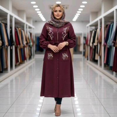 مانتو دخترانه شانتون مدل گلدوزی نهال حراج شد