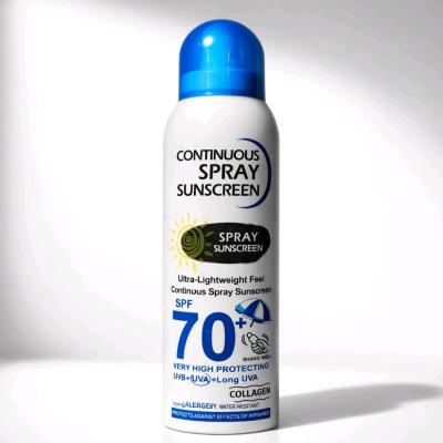 اسپری ضد آفتاب بی رنگ SPF 70 مناسب انواع پوست