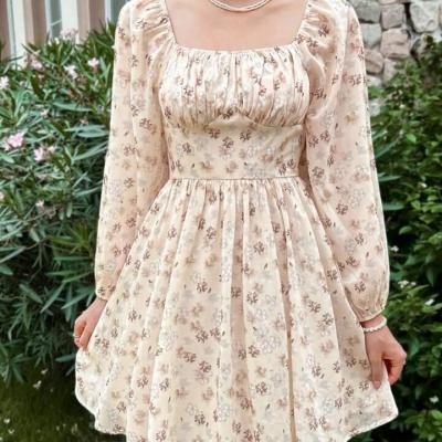 پیراهن مهمانی زنانه کرپ shein مدل دخترانه زنانه