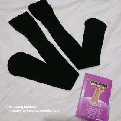 جوراب ساق بلند مشکی شهرزاد