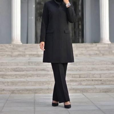 مانتو شلوار اداری کد 10397 سایز بزرگ