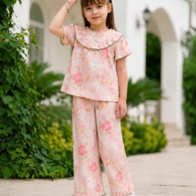 تیشرت و شلوار دخترانه پنبه ای ، سایز 35 تا 60