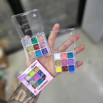 سایه گلیتری 9رنگ سرتینا