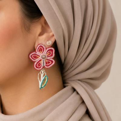 گوشواره گل وصدف رویا