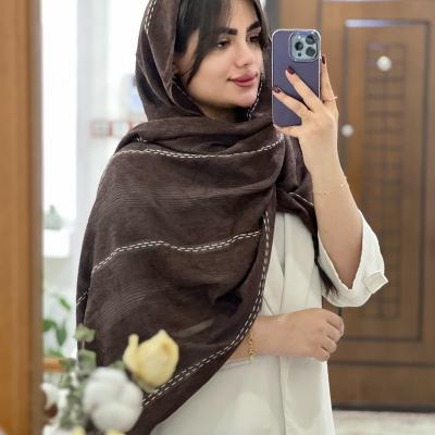 شال مخمل منگوله چوبی