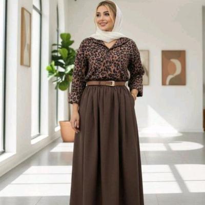 ست شومیز دامن پلنگی