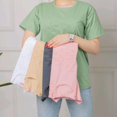 تیشرت زنانه چاپ برجسته داغی