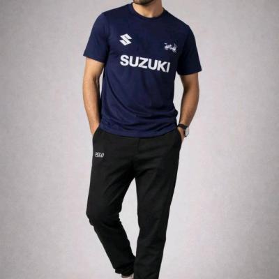 ست تیشرت شلوار مردانه سوزوکی ، ارسال رایگان ، سایزبندیL تا 3xl،رنگبندی
