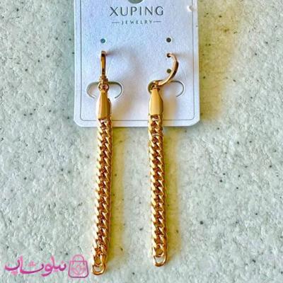 گوشواره آویز بلند زنانه برند ژوپینگ مدل کارتیه کد 3591