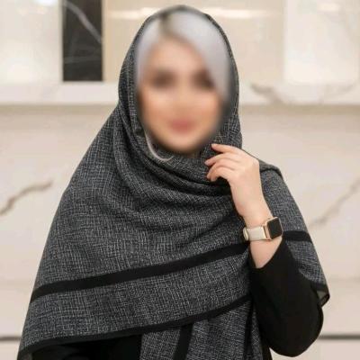 روسری مشکی محرمی سیاه خنک تابستانه