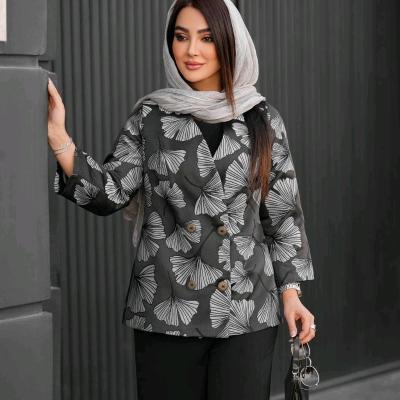 مانتو کتی زنانه پرادا مدل کت کوتاه ژاکارد کژال