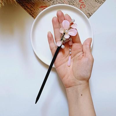 کانزاشی چوبی طرح پروانه صورتی شیک و مجلسی