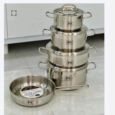 سرویس قابلمه استیل 9 پارچه زیو 1360 zio-zcs