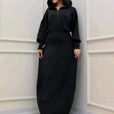 هودی بلند زنانه مدل ساعت شنی