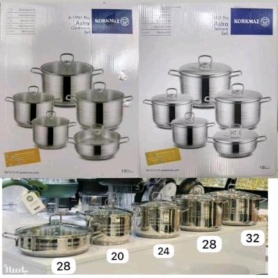 سرویس قابلمه کرکماز 10پارچه درب پیرکس ترکیه اصل