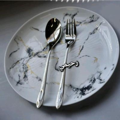 سرویس قاشق چنگال یونیک 24نفره 120 پارچه اروپایی استیل نقره‌ای