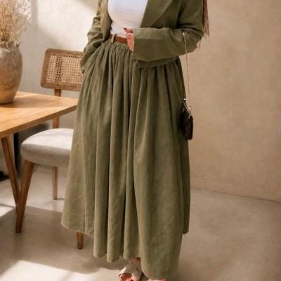 پیراهن زنانه مدل کت دامن لنین شراره